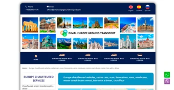 Разработка сайта-каталога проката авто в городах Европы